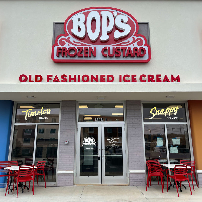 Locations Bop's Frozen Custard